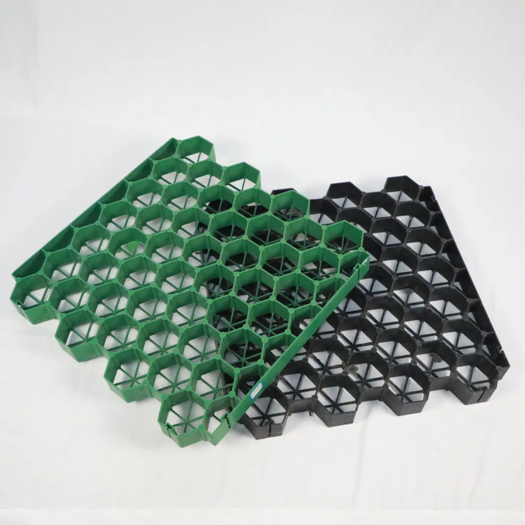 Parking Used Gravel Grass Grid HDPE Grass Paver Grid de route à roues 0