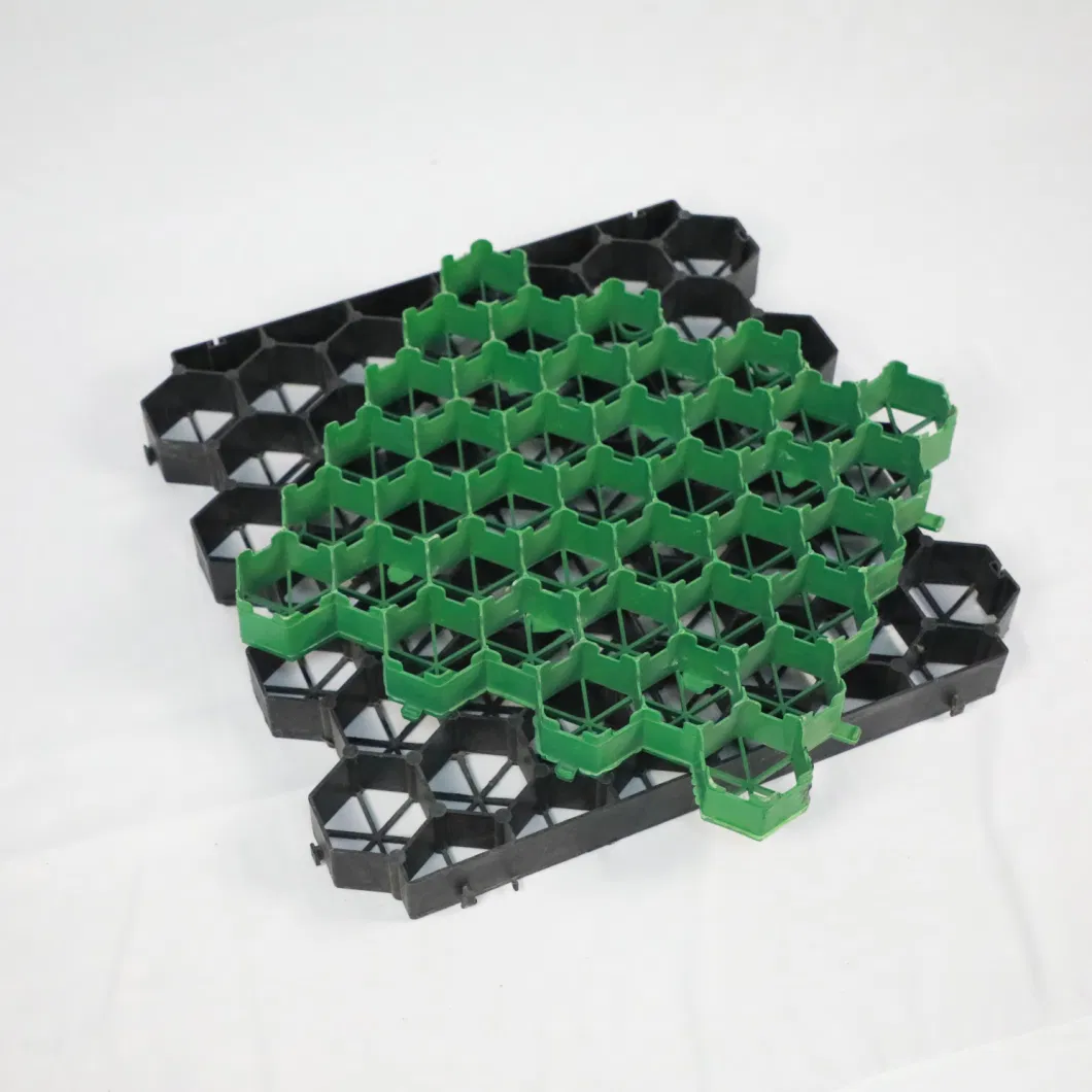 Parking Used Gravel Grass Grid HDPE Grass Paver Grid de route à roues 1