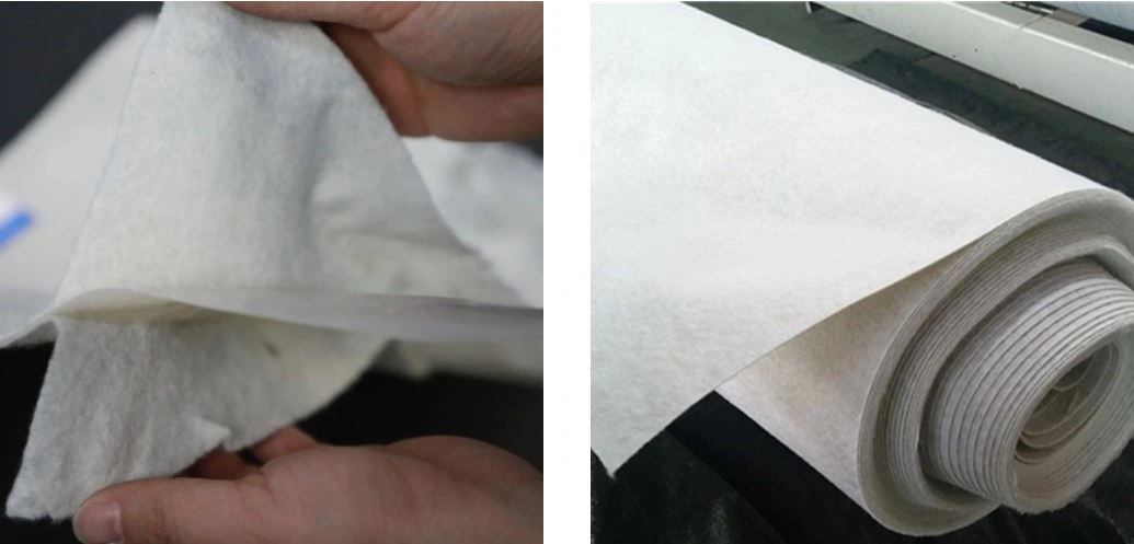 Liner géomembrane composite avec géotextile non tissé pour l'aquaculture 0