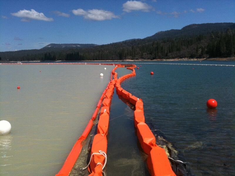 Rideau en PVC flottant Rideau en Silt Boom de confinement Eco-friendly Boom de déversement d'huile 9