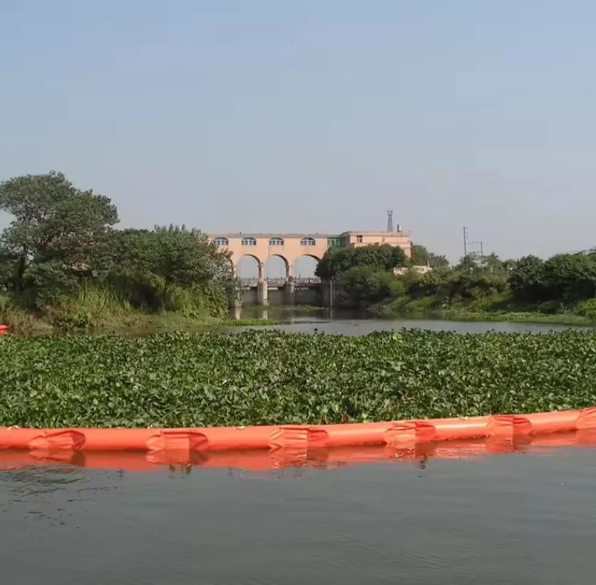 Rideau en PVC flottant Rideau en Silt Boom de confinement Eco-friendly Boom de déversement d'huile 12