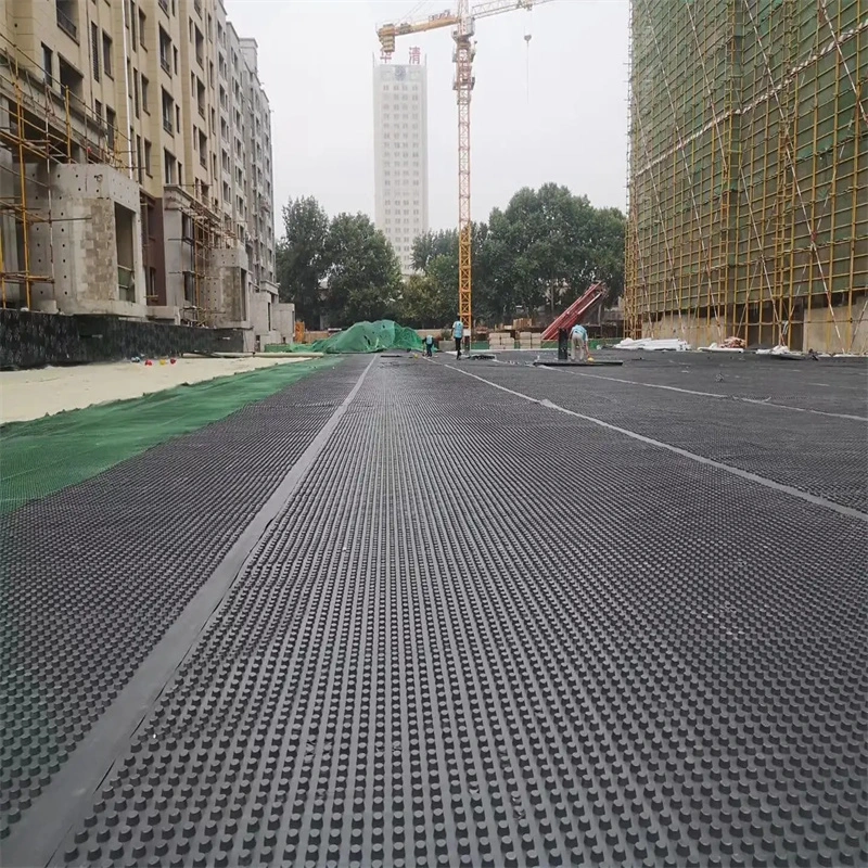 Projet d'écologisation de la membrane de drainage à fosses PVC planche de drainage à fosses perforée 14