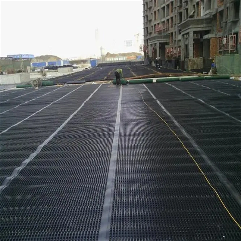 Projet d'écologisation de la membrane de drainage à fosses PVC planche de drainage à fosses perforée 16