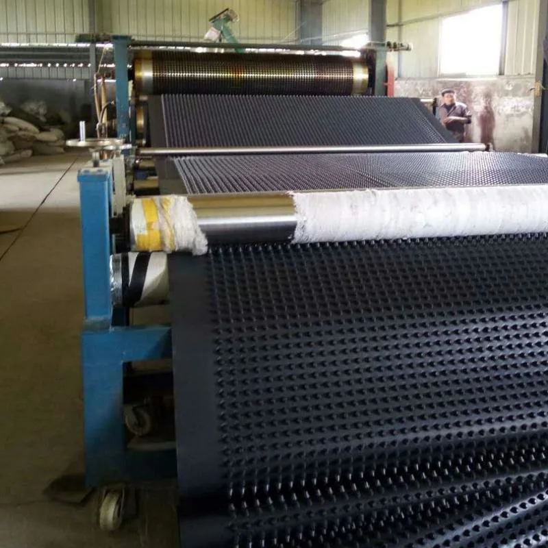 Projet d'écologisation de la membrane de drainage à fosses PVC planche de drainage à fosses perforée 20