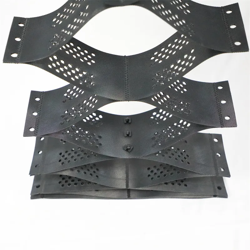 High Honeycomb Black HDPE Geocell Reinforcement Driveway Pour la route Gravier stabilisateur de grille Réservoir de rempart 4