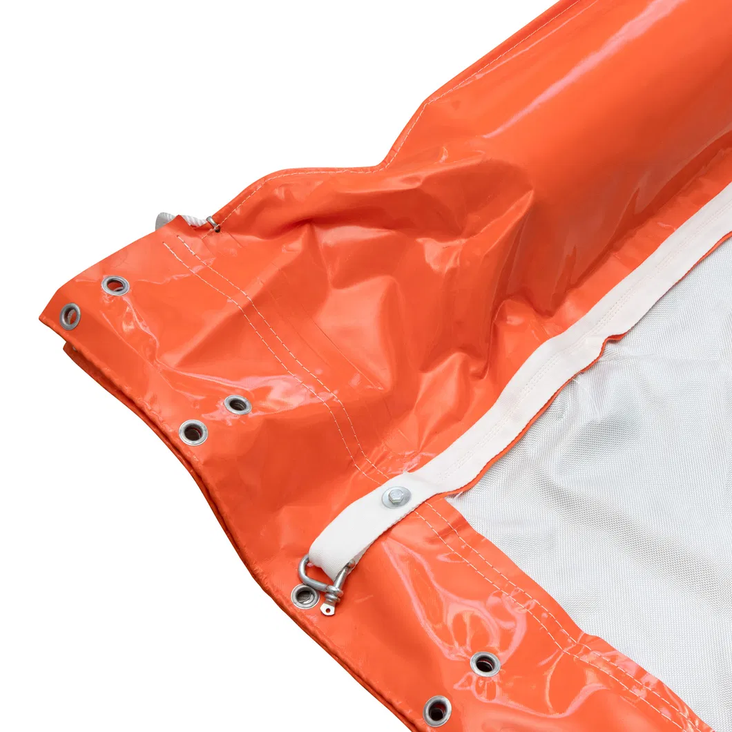 Rideau de limon flottant aquatique perméable pour les environnements aquatiques Rideau de limon flottant en PVC écologique 7