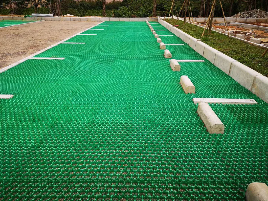 Pavées en plastique pour gazon HDPE Pavées en plastique pour gazon en gravier dans le jardin de stationnement 9