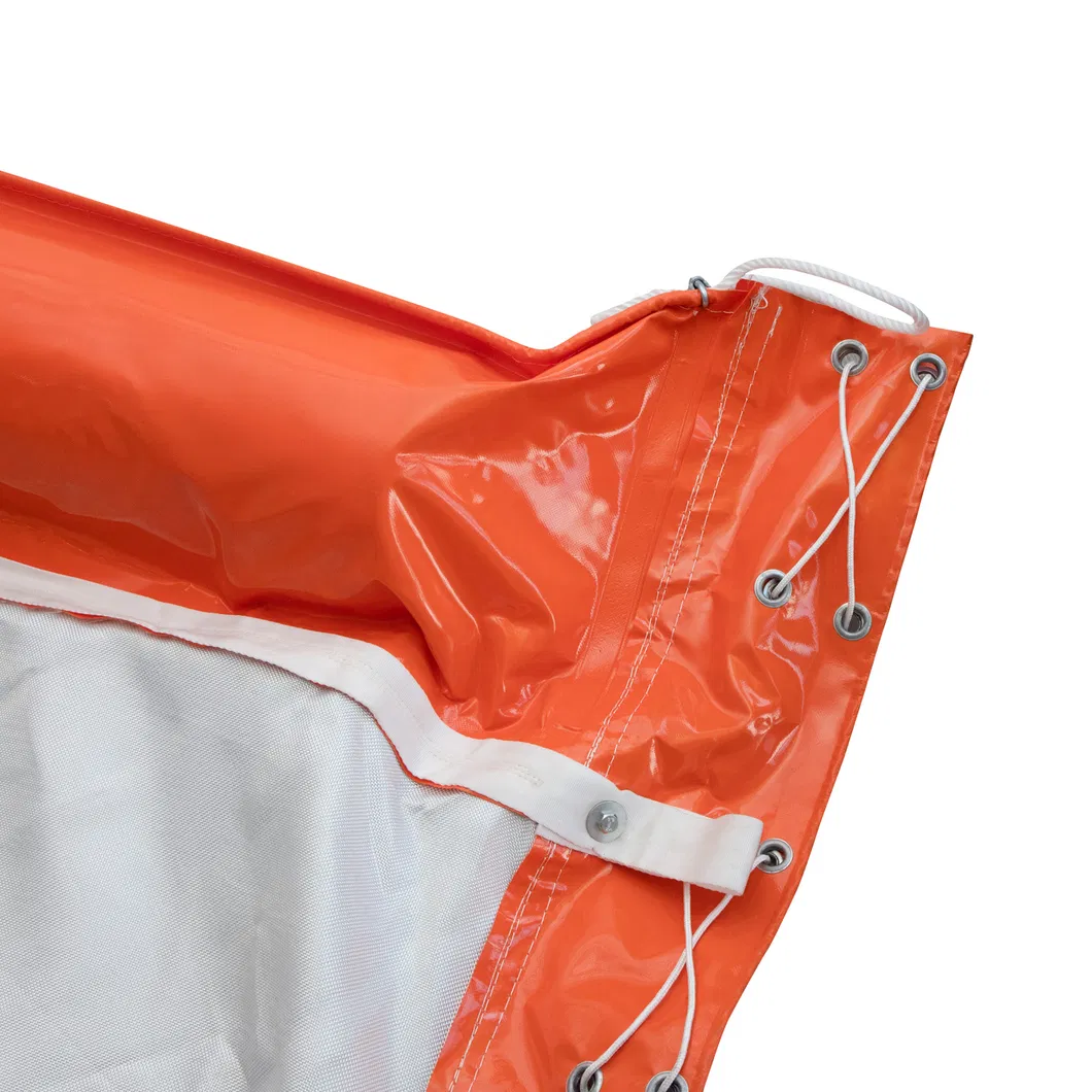 Rideau de limon flottant aquatique perméable Rideau de limon PVC Rideau de limon Boom Rideau de limon PVC Rideau d'huile Boom Rideau de confinement d'huile 3