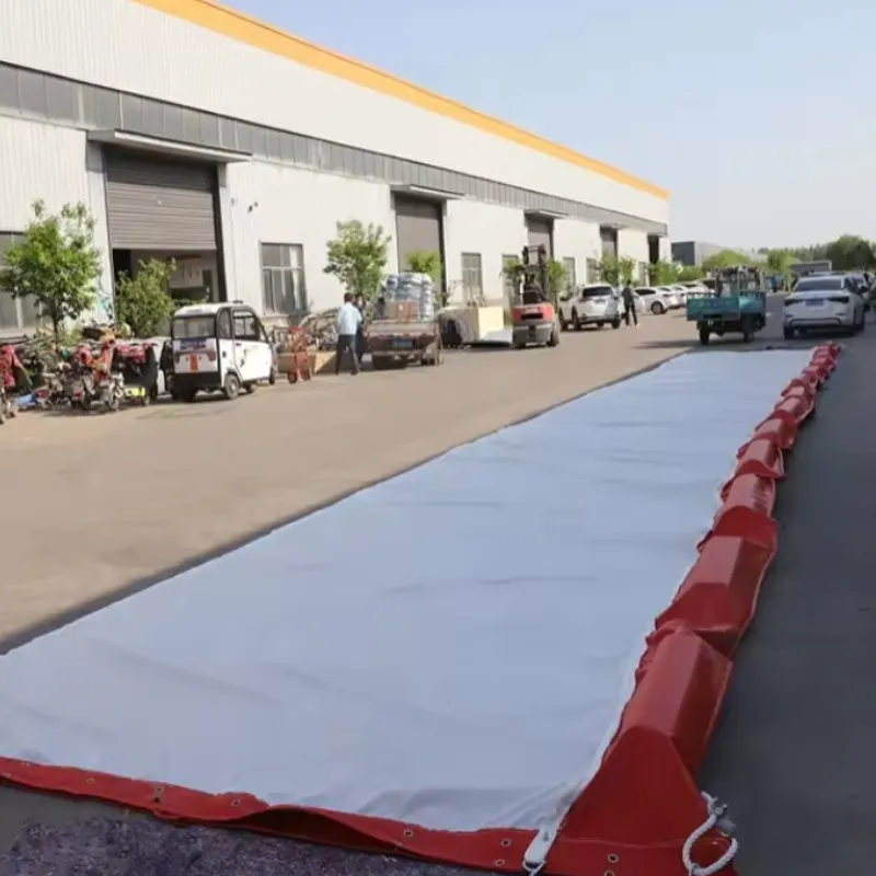 Rideau de limon flottant aquatique perméable Rideau de limon PVC Rideau de limon Boom Rideau de limon PVC Rideau d'huile Boom Rideau de confinement d'huile 16