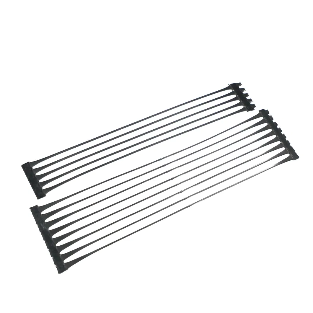 Plastique polypropylène PE unidirectionnel uniaxial traction géogrides en plastique pour le renforcement de la chaussée 2