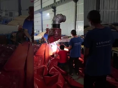 Rideau de flottement en vase de PVC