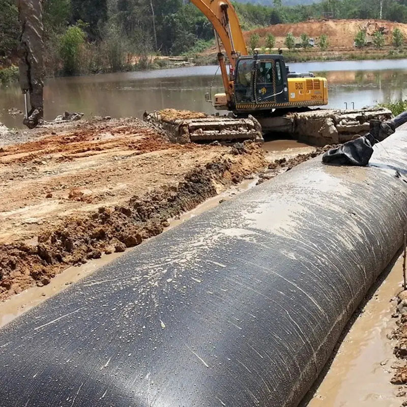 540g Geotube tissé par pp met en sac le filtre de géotextile pour l'asséchage de boue d'eaux usées