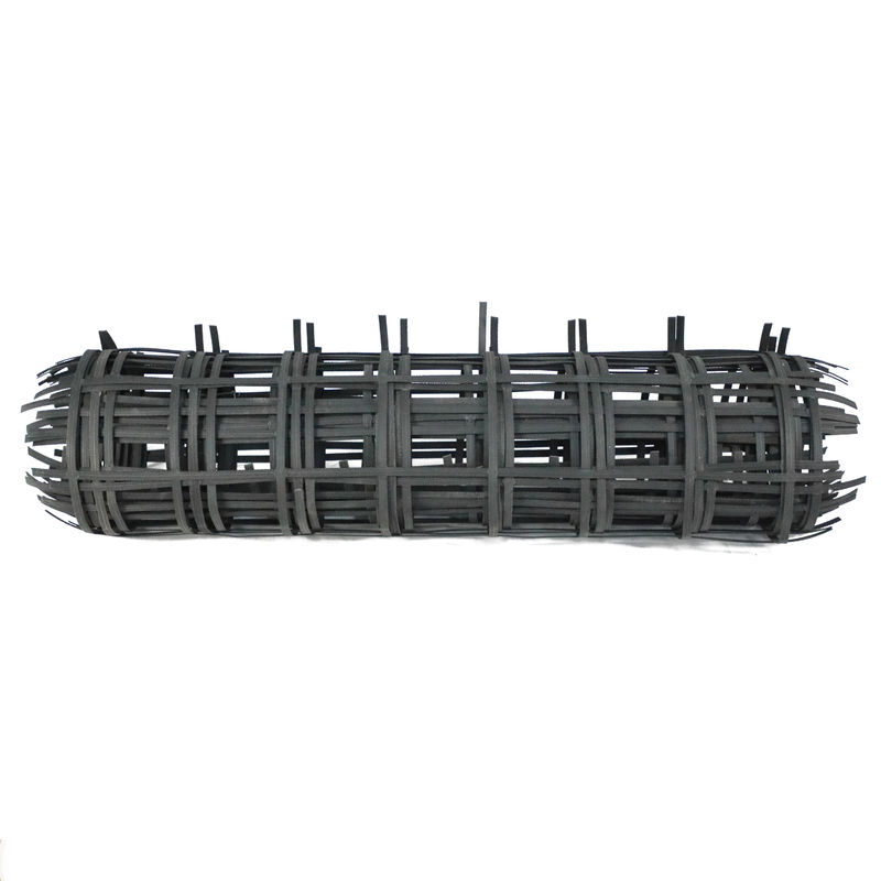 Geogrid de soudure en plastique en acier pour le sous-grade en plastique en acier de Geogrid de revêtement de la chaussée a renforcé Geogrids bidirectionnel