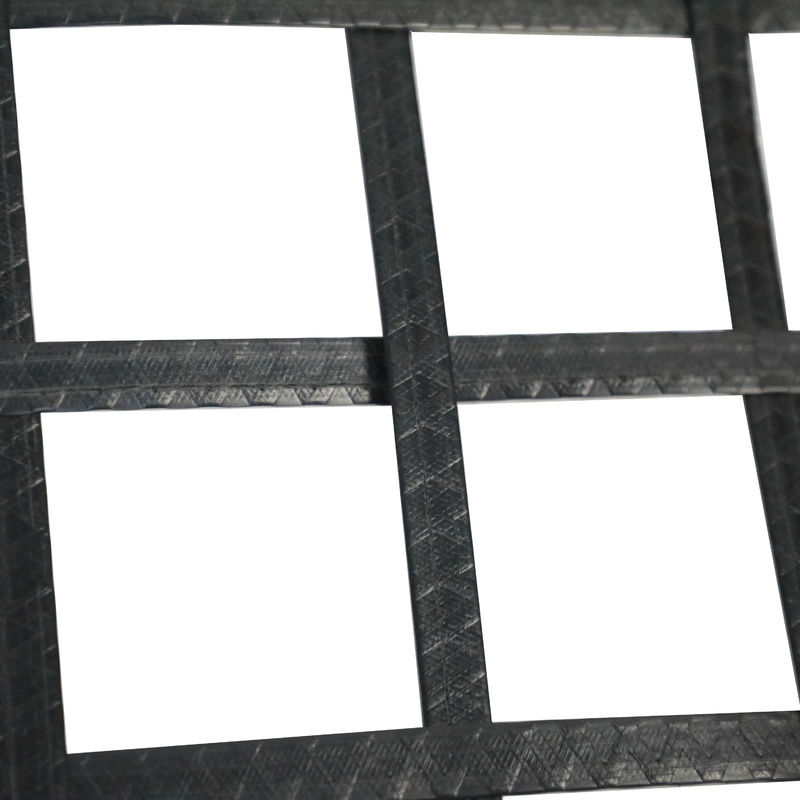 Pour la route le chemin de fer renforcer la chaîne biaxiale de polyester d'ANIMAL FAMILIER des bas d'allée de geo prix de grille a tricoté le geogrid