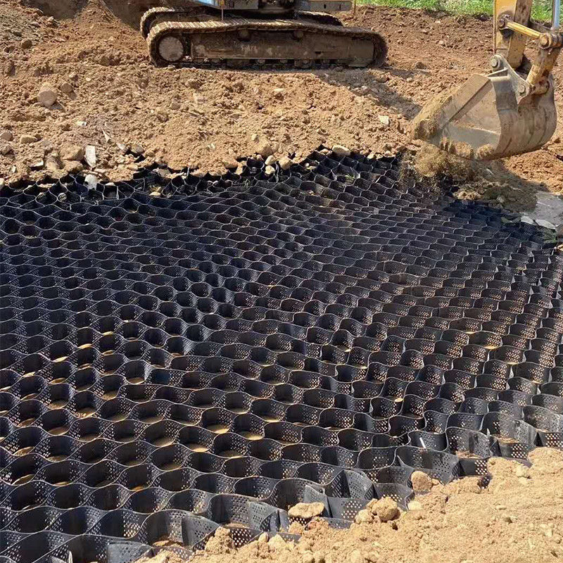 Anti géocellule de HDPE de la corrosion 50mm pour la pente de colline de route de renfort de sol