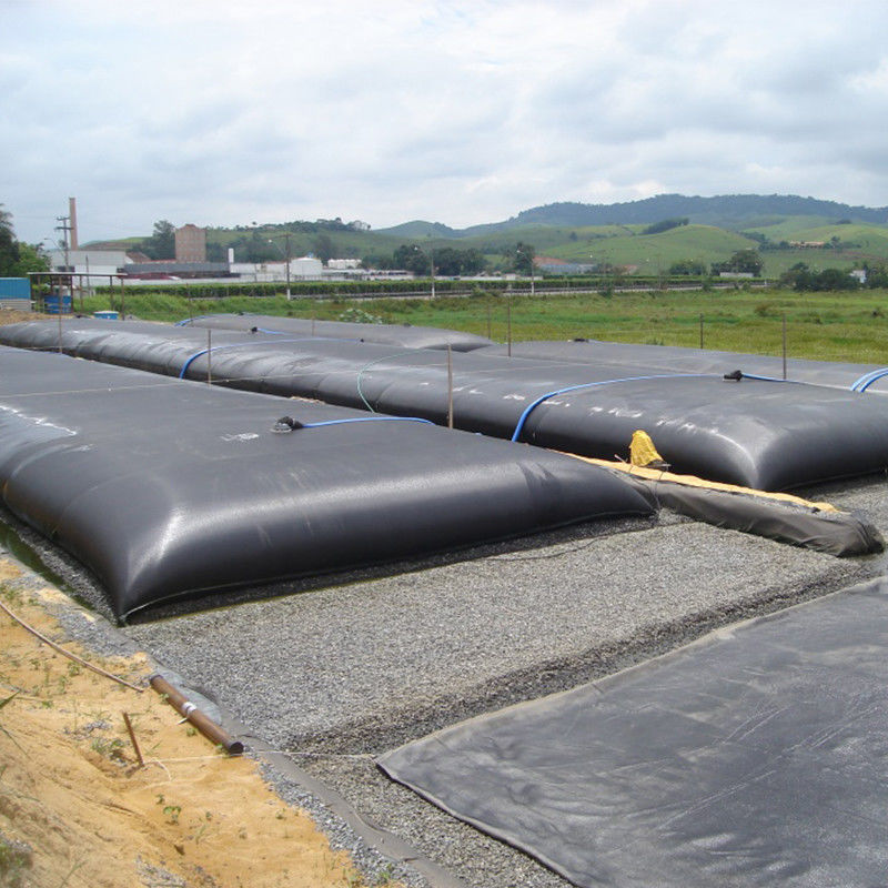 Sacs d'assèchement tissés noirs de géotube de géotextile pour le filtre d'assèchement de boue