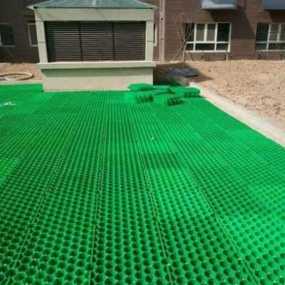 Produit recyclé pour allée en faisceau de bois en plastique, pavé, grille de terre, gazon en pp
