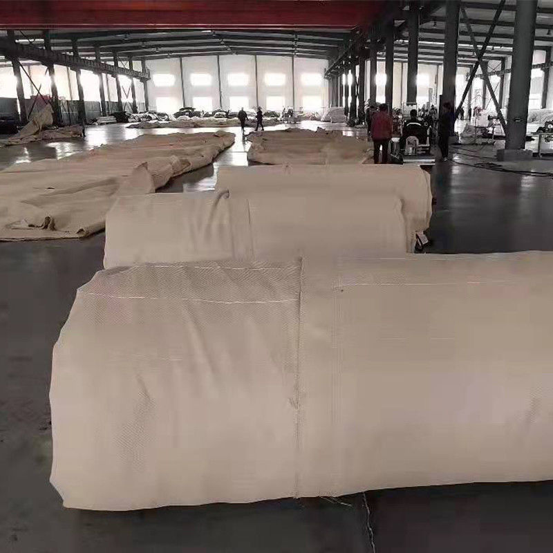 Sacs géotextiles tissés en PP à haute résistance / géotube pour le traitement des eaux usées ou les projets de dragage en mer