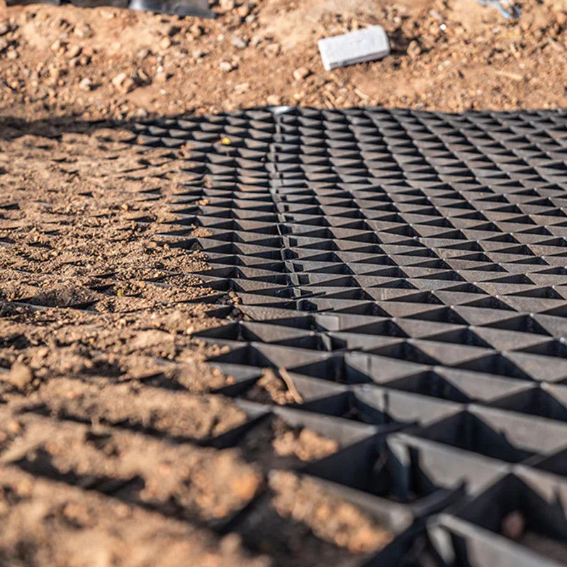 Matériel de réseau de gravier en HDPE pour le système d'allée Geocelle texturée pour le renforcement des routes