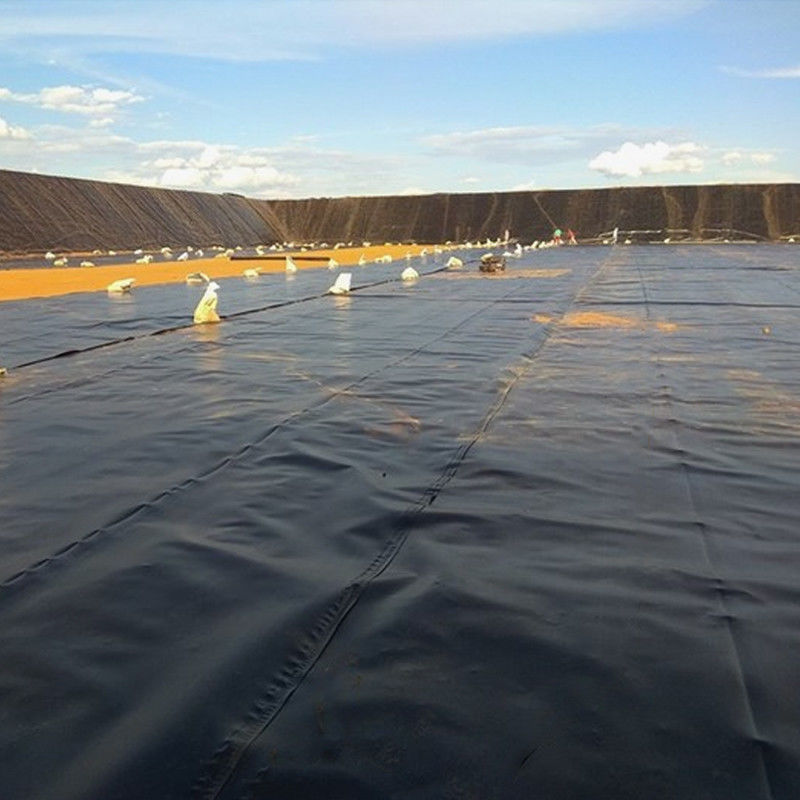 Géomembrane HDPE/LDPE 1,0 mm/1,5 mm/2,0 mm Pour étanchéité / revêtement d'étang de poisson / décharge / lac artificiel / mine / barrage / revêtement de piscine