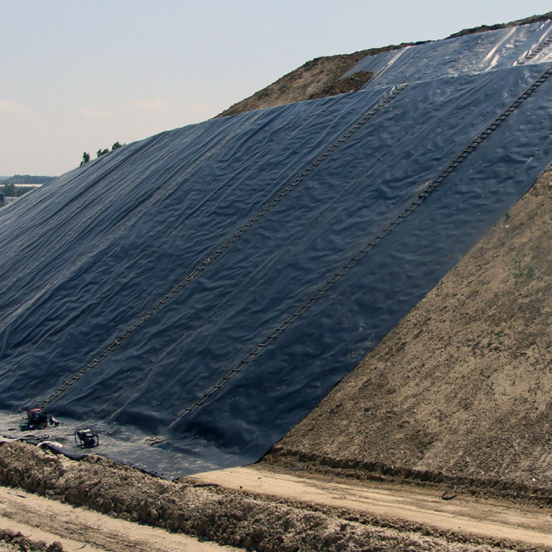 Géomembrane HDPE/LDPE 1,0 mm/1,5 mm/2,0 mm Pour étanchéité / revêtement d'étang de poisson / décharge / lac artificiel / mine / barrage / revêtement de piscine