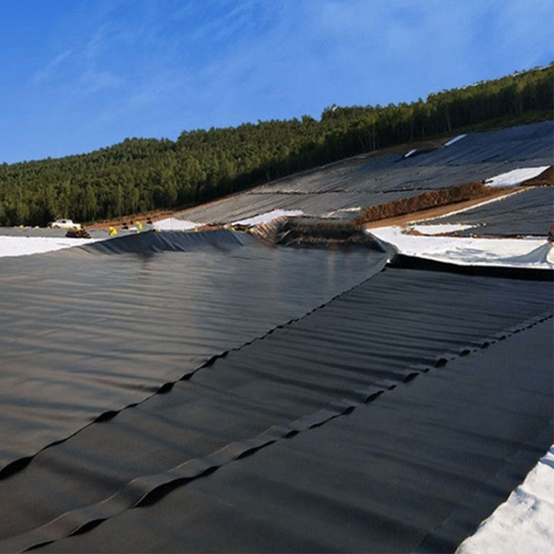 Géomembrane HDPE/LDPE 1,0 mm/1,5 mm/2,0 mm Pour étanchéité / revêtement d'étang de poisson / décharge / lac artificiel / mine / barrage / revêtement de piscine