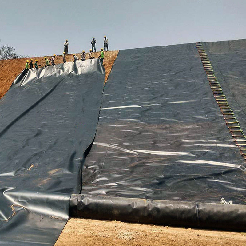 Géomembrane HDPE/LDPE 1,0 mm/1,5 mm/2,0 mm Pour étanchéité / revêtement d'étang de poisson / décharge / lac artificiel / mine / barrage / revêtement de piscine