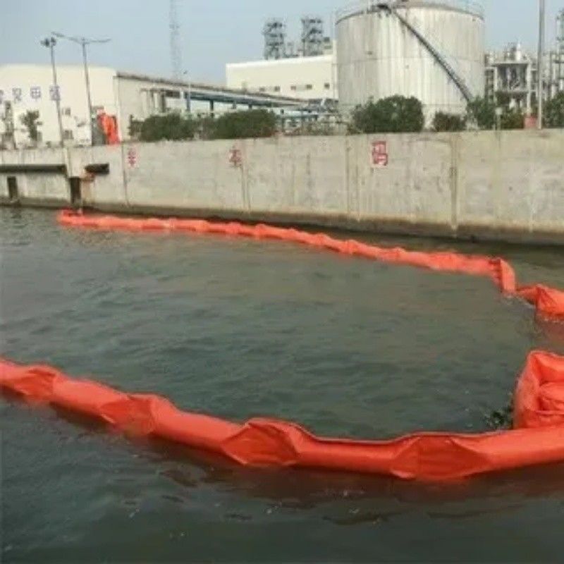 Rideau de sel PVC flottant Rideau de sel confinement Boom Eco-friendly Oil Spilling Boom Rideau de sel pour l'environnement aquatique
