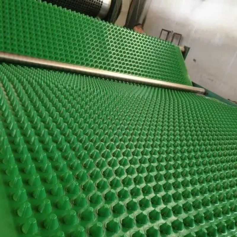 Projet d'écologisation de la membrane de drainage à fosses PVC planche de drainage à fosses perforée