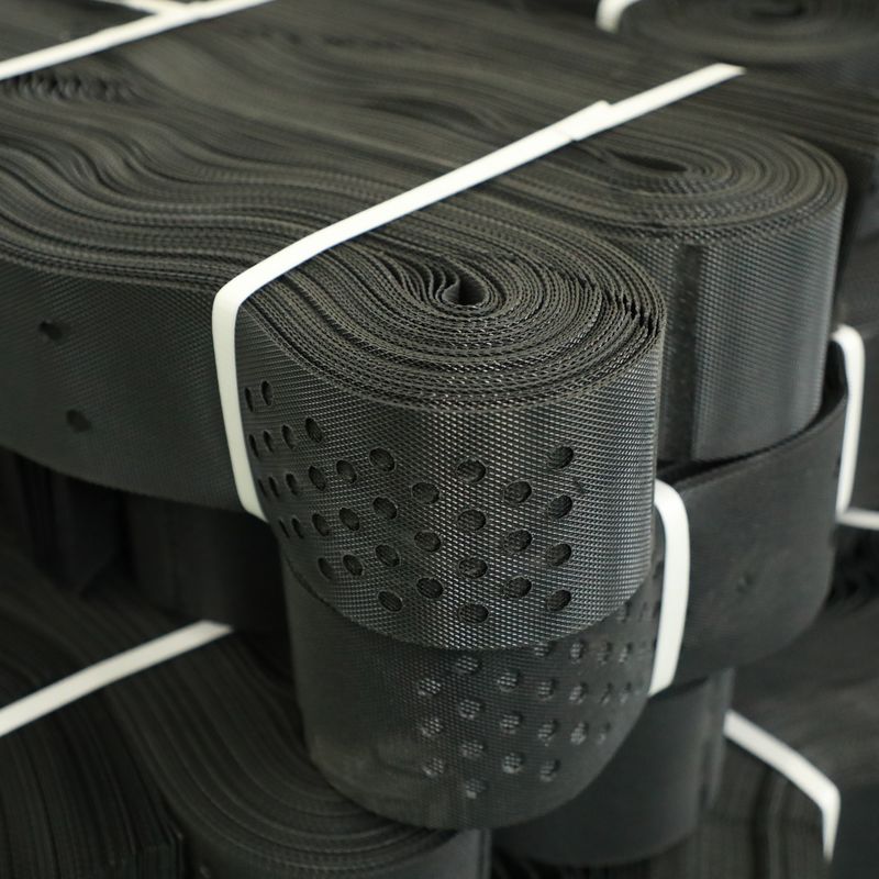 Produit de fabrication de cellules géocellées en plastique texturées et perforées HDPE