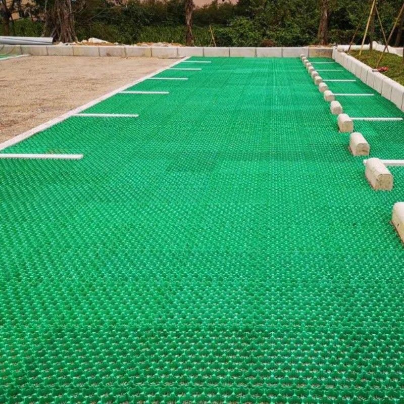 Réseau de stabilisateur d'herbe en plastique HDPE pour un parking, toit extérieur, pavé perméable pour jardin, entrelacement