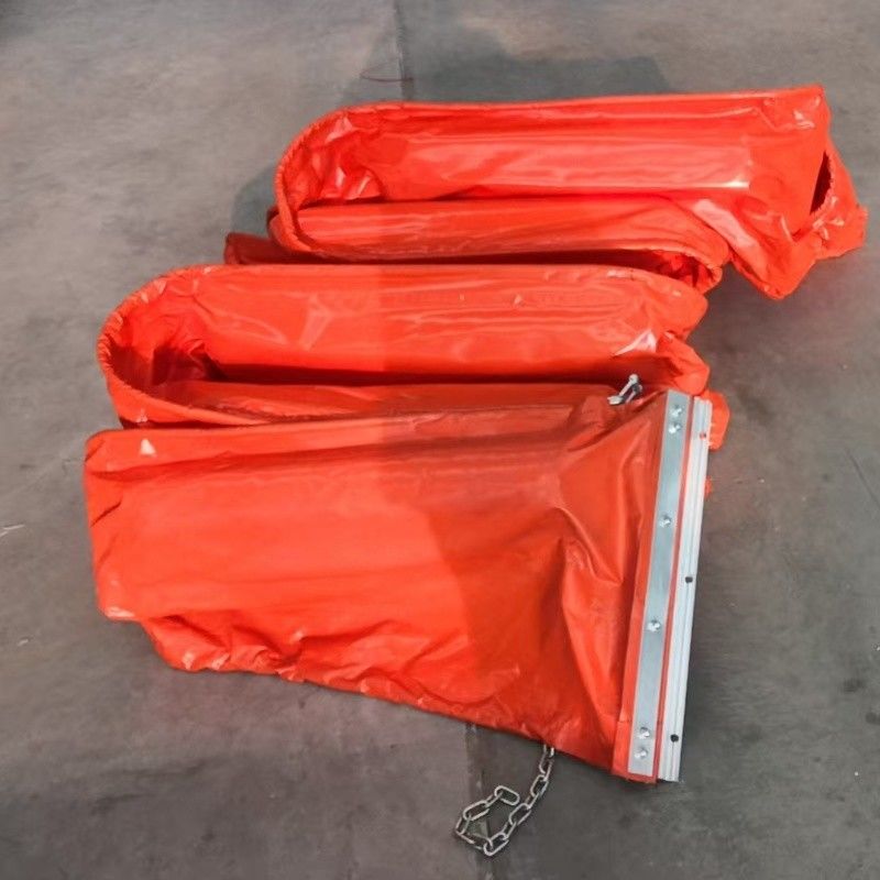 Rideau de limon flottant aquatique perméable Rideau de limon PVC Rideau de limon Boom Rideau de limon PVC Rideau d'huile Boom Rideau de confinement d'huile