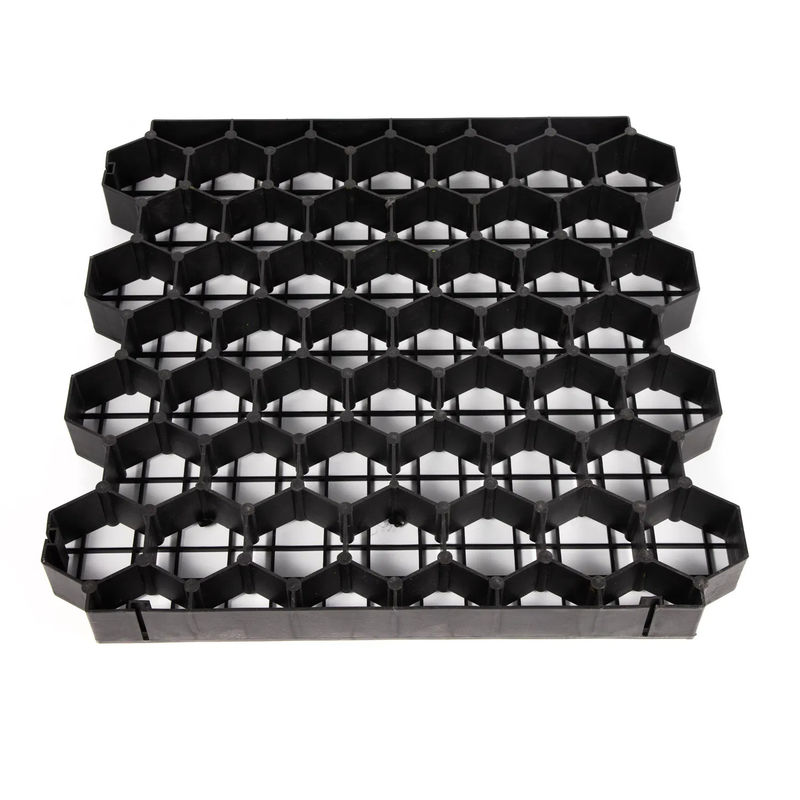 Pavées à gazon perméables à grille de gravier à grande capacité Pavées à gazon à grille en plastique HDPE pour allée