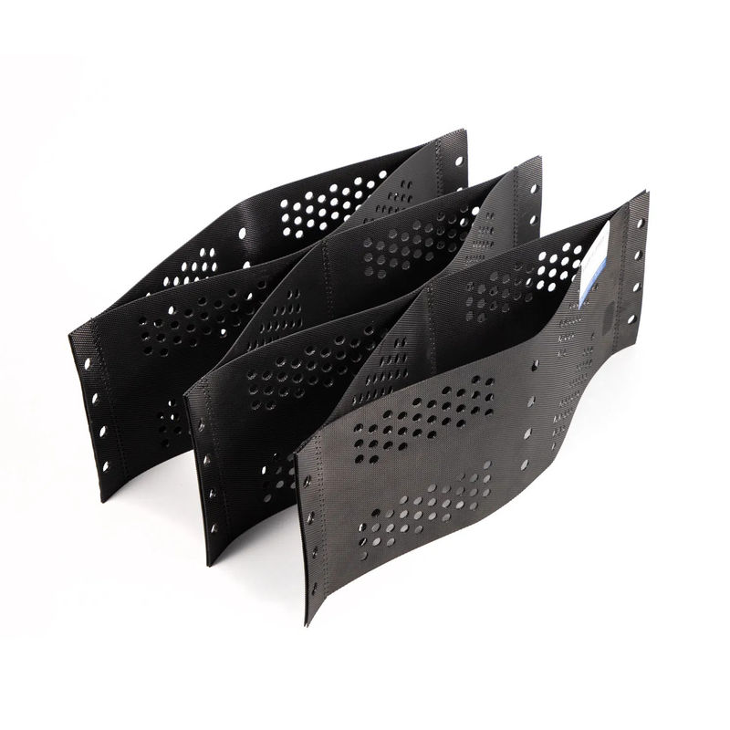250 mm 75 mm 100 mm 150 mm Hdpe géocelle haute texture HDPE grille de gravier en rayon de miel en plastique géocelle prix direct d'usine