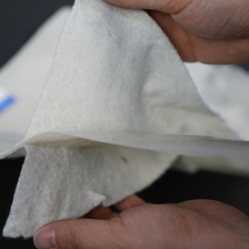 Géomembrane composite à deux couches géotextile géomembrane à une couche pour le traitement des décharges des décharges de décharges Construction de tunnels de métro