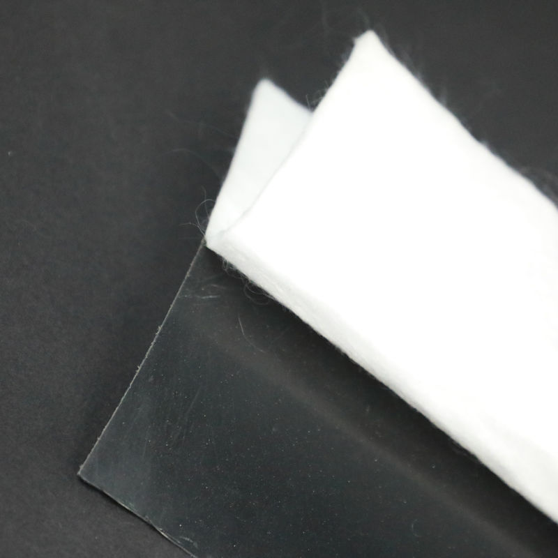 Géomembrane composite à deux couches géotextile géomembrane à une couche pour le traitement des décharges des décharges de décharges Construction de tunnels de métro