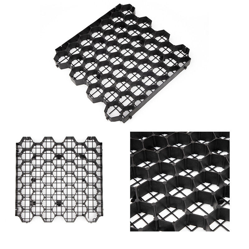 Réseau d'herbe poreuse en plastique HDPE Pavements Réseau de pavés pour le sol du parking