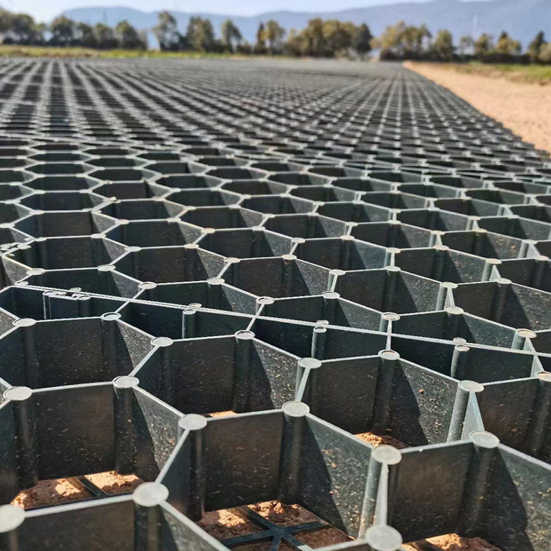 Réseau d'herbe poreuse en plastique HDPE Pavements Réseau de pavés pour le sol du parking