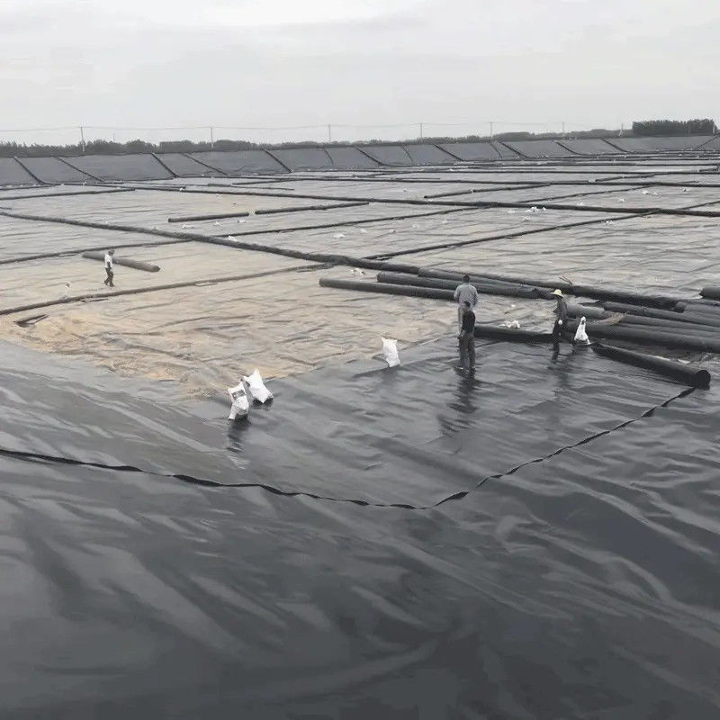 High-Quality Black HDPE Geomembrane Pond Liner 0.5mm–2.0mm for Fish Farming, Aquaculture Ponds, Water Storage Reservoirs and Dam Waterproofing