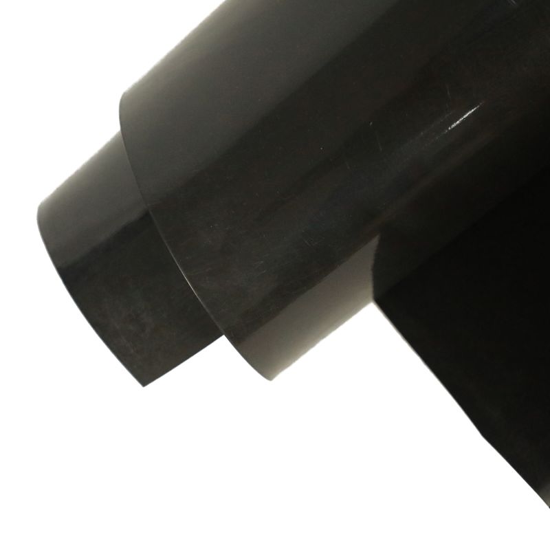 Géomembranes en polyéthylène de haute densité (PEPH) Noir revêtements résistants aux UV revêtement de bassin en polyéthylène pour les décharges Contention 1,5 mm Épaisseur Géomembranes 500N Résistance à la traction