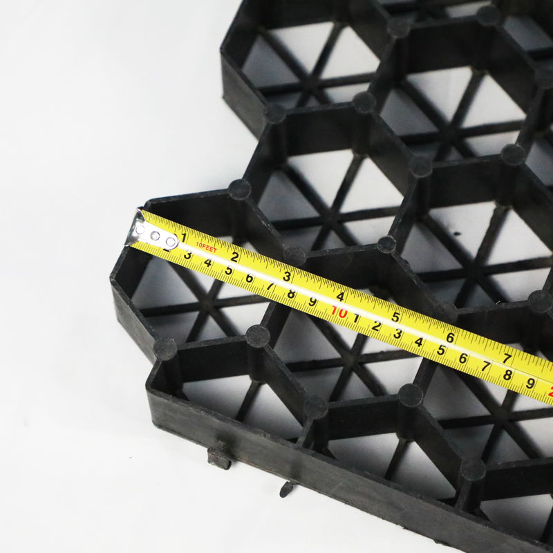 Grille en plastique pour gazon pour parking, issue de secours, pavés en PEHD, géogrille pour aménagement paysager, géocellule de sol, grille de paddock pour gravier