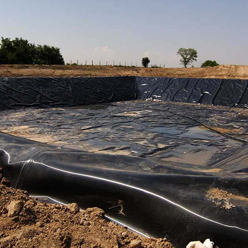 Impermeable UV Resistant HDPE Geomembrane Pond Liner for Aquaculture Agriculture Dam Landfill Fish Farming Biodigester Mining