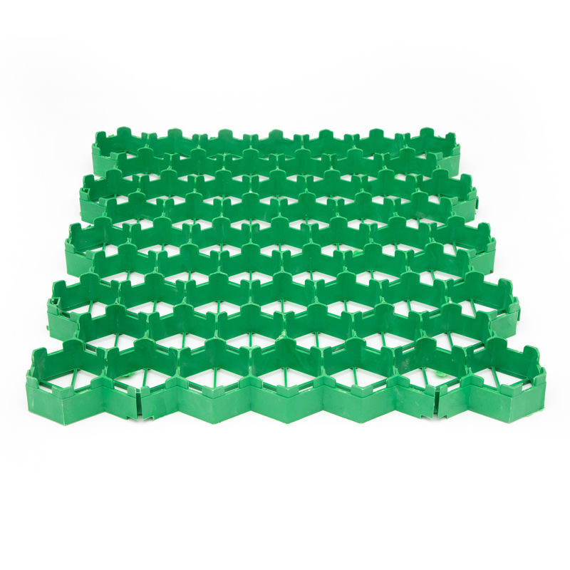Grille en plastique alvéolaire stabilisateur de sol robuste pour allée, pour aménagement paysager, pelouse, parking