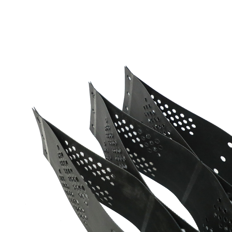 Maillage en plastique bi-axiale à haute résistance à la traction 30kN/m Grille géogridée en PP/PET noir pour le renforcement du sol et la stabilisation de la base des routes