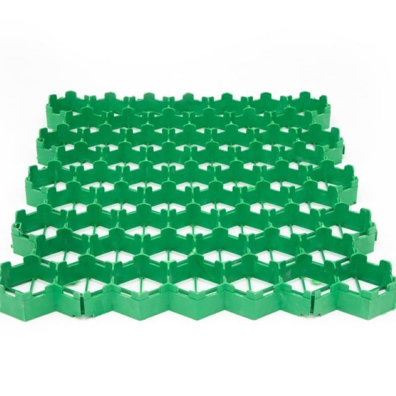 Réseau d'herbe en plastique Parking pavage Réseau de gravier pour produits commerciaux de verdissement de paysage Design de sentier de jardin de piste de golf