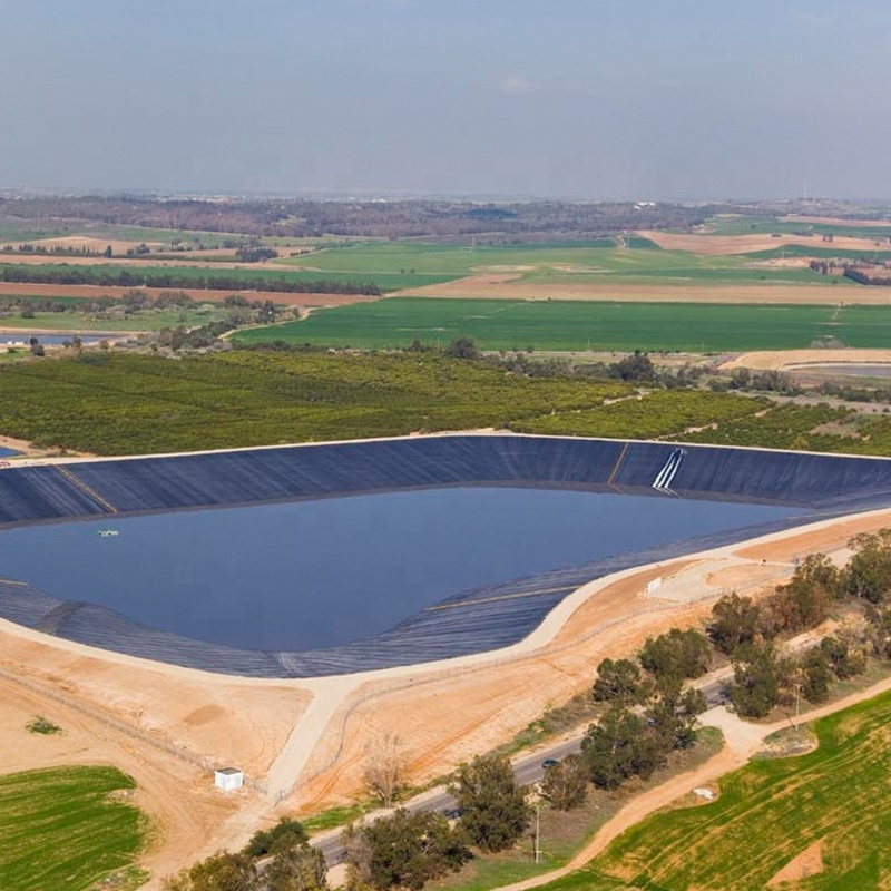 Liner de géomembrane en PEHD pour l'aquaculture, l'élevage de poissons, les étangs, les barrages, les piscines et les applications de confinement de l'eau
