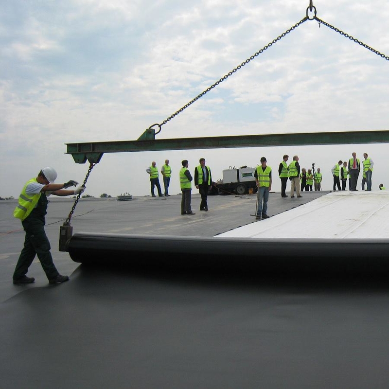 Bâche géomembrane pour étang de pisciculture en polyéthylène extérieur, bâche de confinement en HDPE, grande bâche pour étang, bâche géomembrane imperméable pour étang