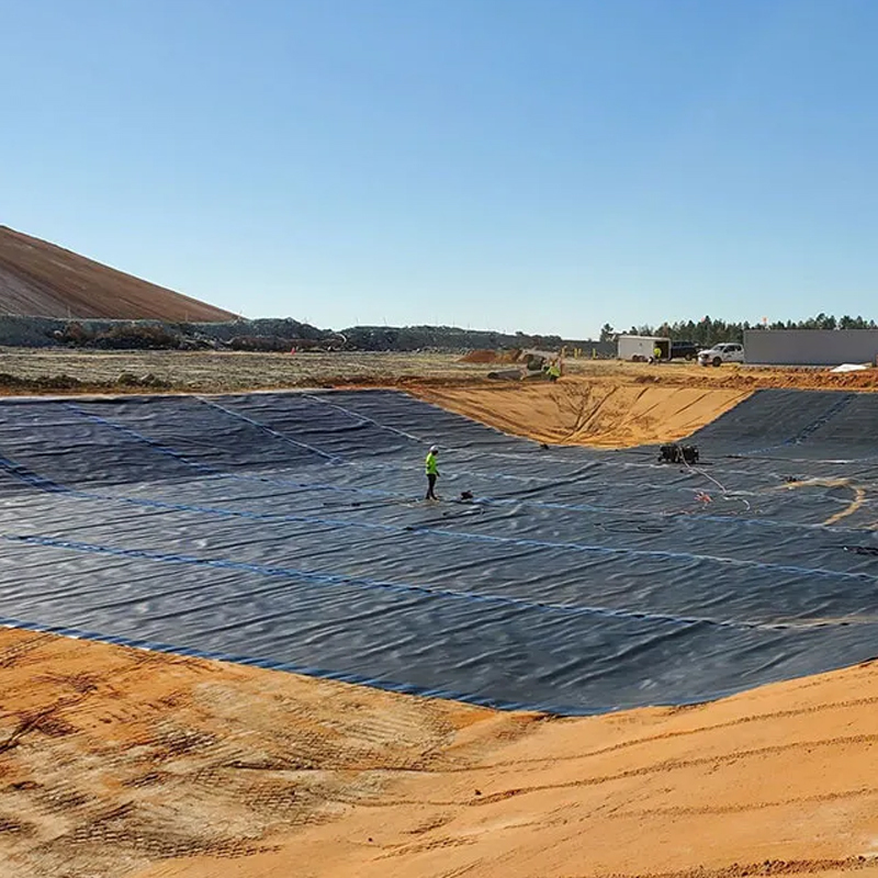 Prix d'usine 100% polyéthylène vierge haute densité géomembrane HDPE imperméable anti-infiltration lisse texturée pour revêtement d'étang de barrage minier de décharge lac d'eau