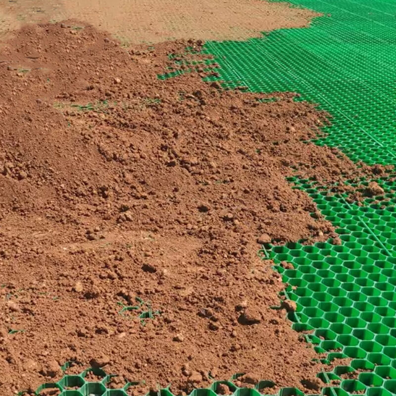 Pavé de grille en plastique 38mm 48mm 68mm pour gazon, stabilisateur de gravier pour allée, parking