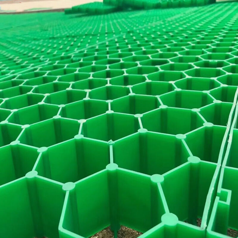 Pavé de grille en plastique 38mm 48mm 68mm pour gazon, stabilisateur de gravier pour allée, parking